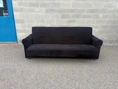 SAME DAY FREE DELIVERY AVAILABLE PRICE: $350 ITEM DESCRIPTION: - sectional couch - suede - Colour: g...