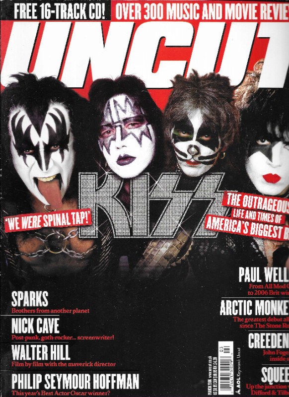 UNCUT Music Magazine March 2006 Issue #106 - KISS Squeeze CCR in Magazines in Ottawa