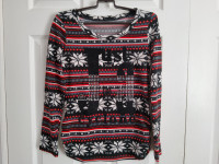 Women's Sweater/blouse/top with matching scarf Small size