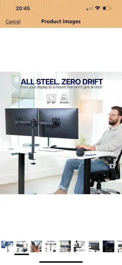VIVO Dual Monitor Desk Mount (STAND-V002), View more