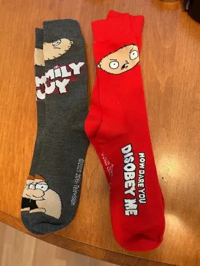 Family Guy Socks-Never Worn, View more