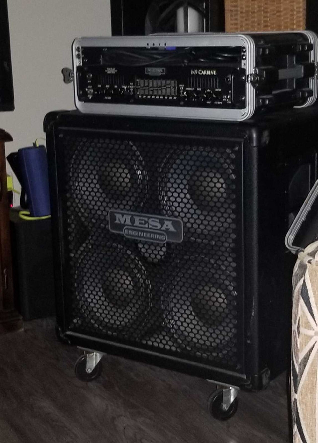 Mesa m9 carbine and 4x10 mesa cabinet  in Amps & Pedals in Comox / Courtenay / Cumberland