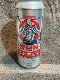 Limited Edition SUN and STEEL IRON MAIDEN  Beer  Bottom Opened