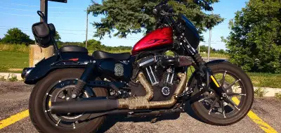 Harley sportster upgraded to 1275 big bore kit includes Dynojet. You won't find a harley that runs s...