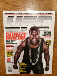 UFC Magazine Mma Rampage - Star of the A-Team & Octagon