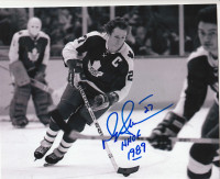 Darryl Sittler Autographed 8 by 10 (Maple Leafs)