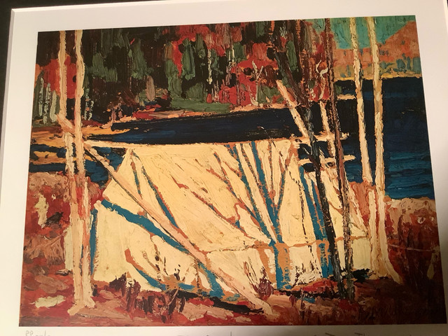 Group of 7 Tom Thomson’s Printer’s  Proof Print  “The Tent”  in Arts & Collectibles in Belleville - Image 4