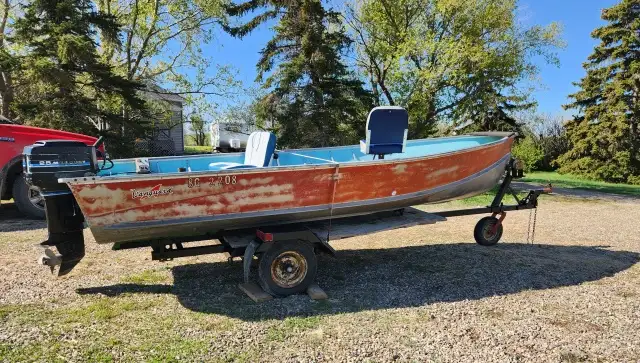 1979 Vanguard Aluminum Fishing Boat in Powerboats & Motorboats in Swift Current - Image 3