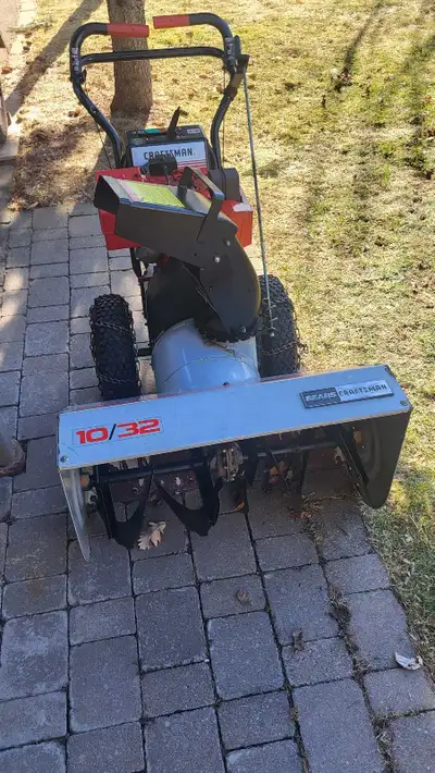 Craftsman snowblower 32-in, 10 horsepower, View more