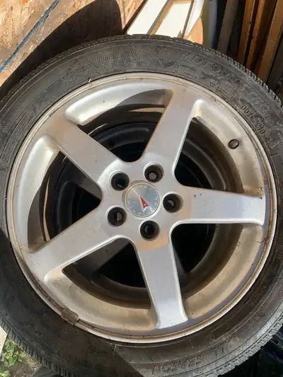 18.5” Pontiac rims with tires