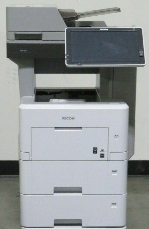Ricoh MP 501 SPF B&W MFP Laser Printer Copier Scanner FAX in Printers, Scanners & Fax in City of Toronto