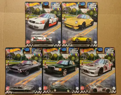 New Hot Wheels Boulevard Porsche Audi Benz Silvia 1:64 diecast, View more