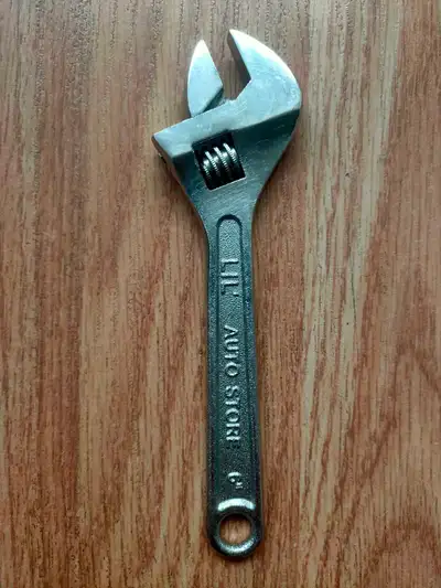 6" Adjustable Wrench, Stanley Measure Tape, Wrenches, Sockets, View more