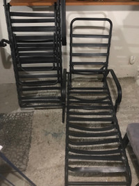 2 recliner 5  position seats for patio