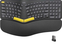 Nulea Wireless Ergonomic Keyboard, Split Keyboard with Wrist Res