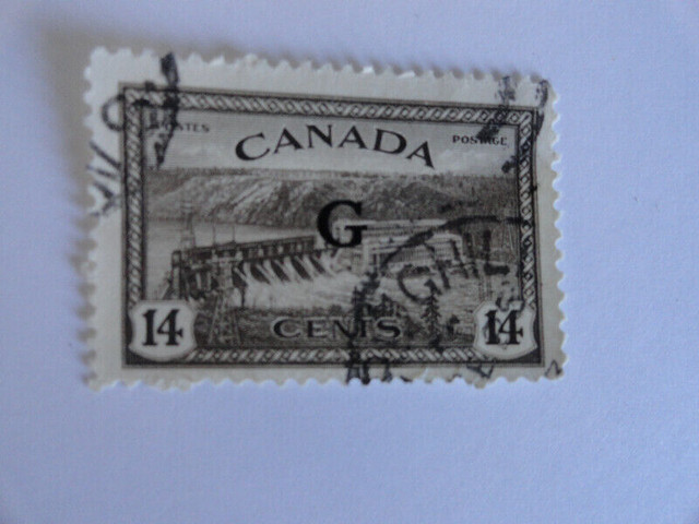 Timbre du Canada usagé de 1950-1,  à 2$ dans Art et objets de collection  à Ouest de l’Île