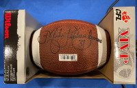 Argos autographed football Pinball Clemons & Chad Kelly