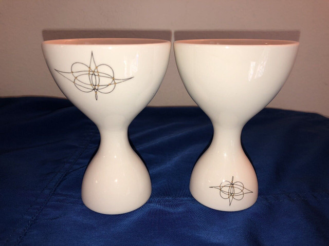 Very Rare Eva Zeisel Fantasy Double Egg Cup Pair MCM in Arts & Collectibles in Kitchener / Waterloo