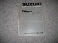 1973 Suzuki TM250  Original  Service Manual