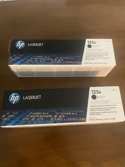 Brand New HP Black Laserjet 125A Cartridges, View more