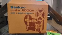 Sankyo dualux 2000 H 8mm projector (1969-70).