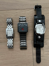 Men’s Watches 3 Total Package Deal Minimal Use
