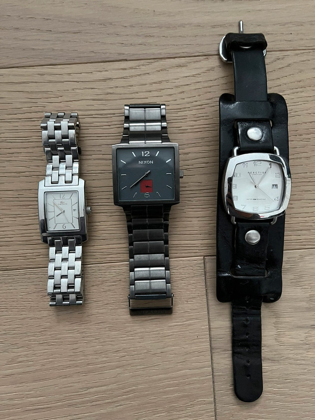 Men’s Watches 3 Total Package Deal Minimal Use in Jewellery & Watches in Calgary