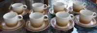 SET OF 8 CUPS & SAUCERS (BRAND NEW)