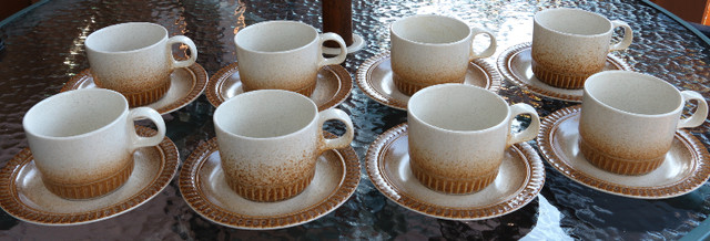 SET OF 8 CUPS & SAUCERS (BRAND NEW) in Kitchen & Dining Wares in Owen Sound