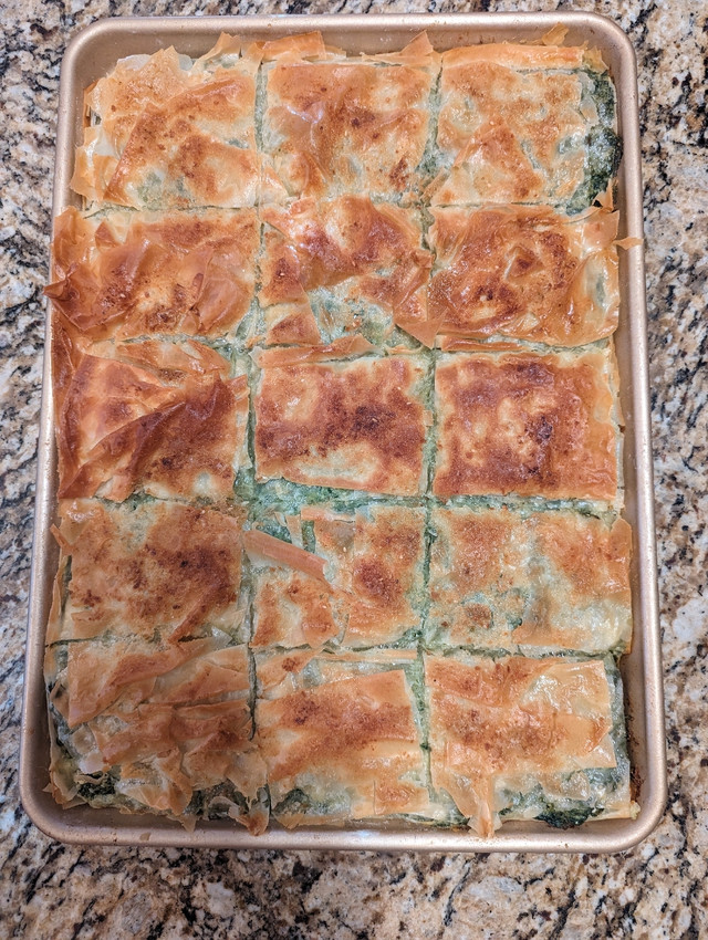 Spanakopita filled with spinach and feta cheese  in Other in Edmonton - Image 3