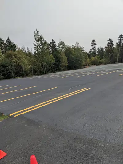 Straight lines Pavement Markings If you're looking to brighten up your parking lot lines or signage...