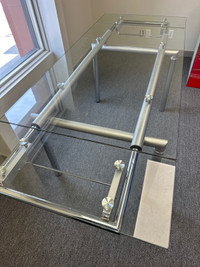 Glass Dining Table (expandable)