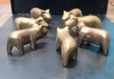 brass pigs ornaments, View more