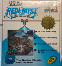 ✅ ArizonaMist Portable Cooling/Misting Kit 20' x ¼" - New in Box