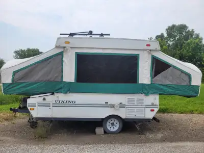 Great condition. New cushions and flooring. Selling with new memory foam mattress for one side and 3...