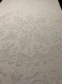 Chenille bedspread quilt