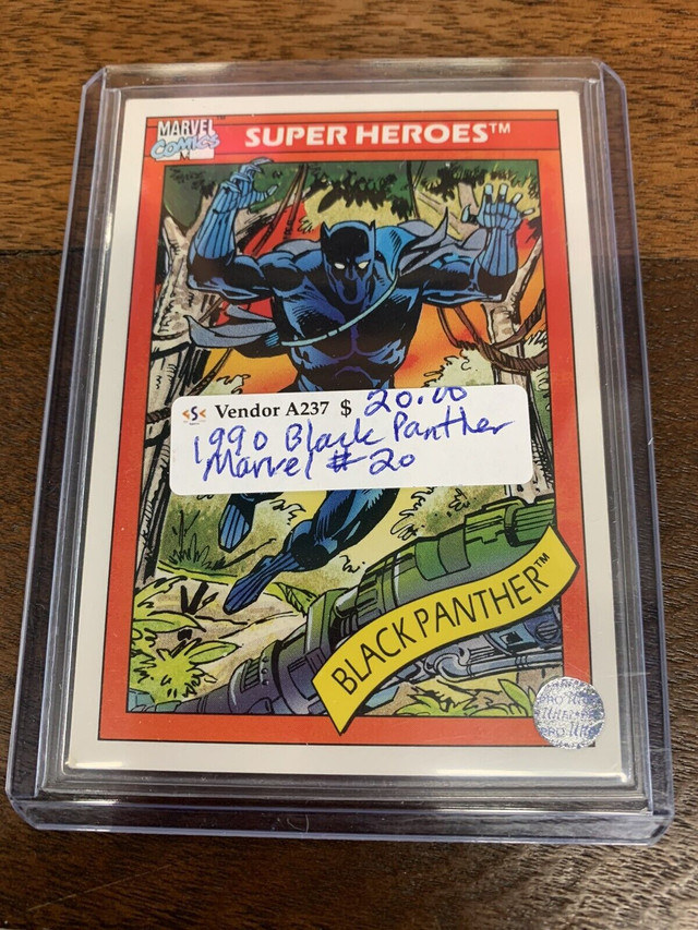 1990 Black Panther Marvel First Edition #20 Showcase 319 in Arts & Collectibles in Edmonton