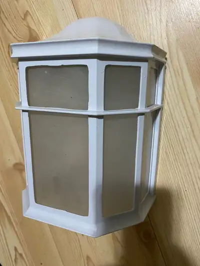 Globe Electric - White Exterior Wall Light, View more