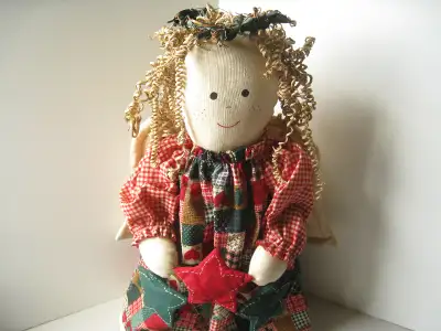 Very pretty and tall lady in like new condition. She is weighted on the bottom and stands well on he...