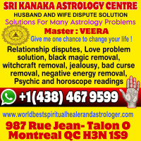 Psychic in Montreal get contact today +1 438-467-9599 