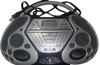 RCA twinbass cd audio player. Boombox. I deliver!, View more