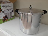 Pressure Canner (Presto 21-litre) - Like new; Used only twice