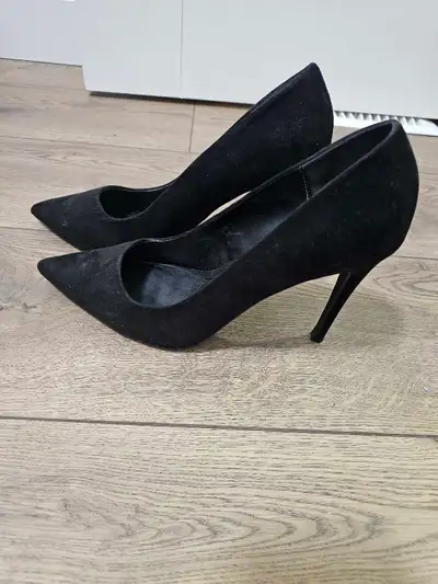 Shoedazzle Black Pointed-Toe Pumps, View more
