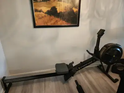 Great rowing machine. Injured my shoulder and have barely used it. Sells for 2300 CAD new. Will let...