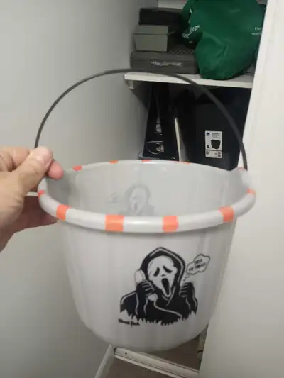 Ghostface Halloween Bucket, View more