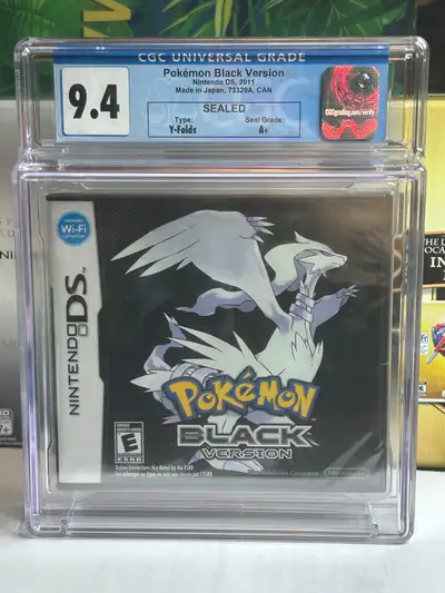 Pokemon Black CGC 9.4 , View more