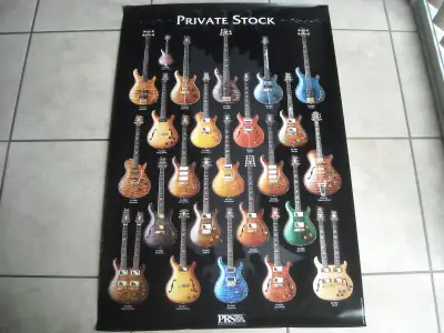 PRS Private stock Posters calendar catalog NEW shipping worldwid, View more