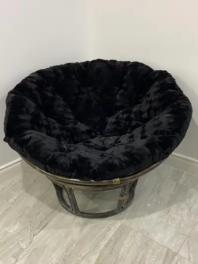 Pier 1 Imports Original Papasan Swivel Wicker Chair with Cushion, View more