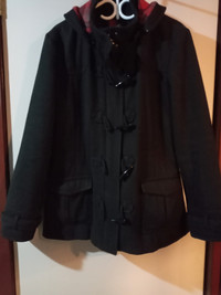 Manteau d'hiver grandeur x-large pour femme,  couleur noir