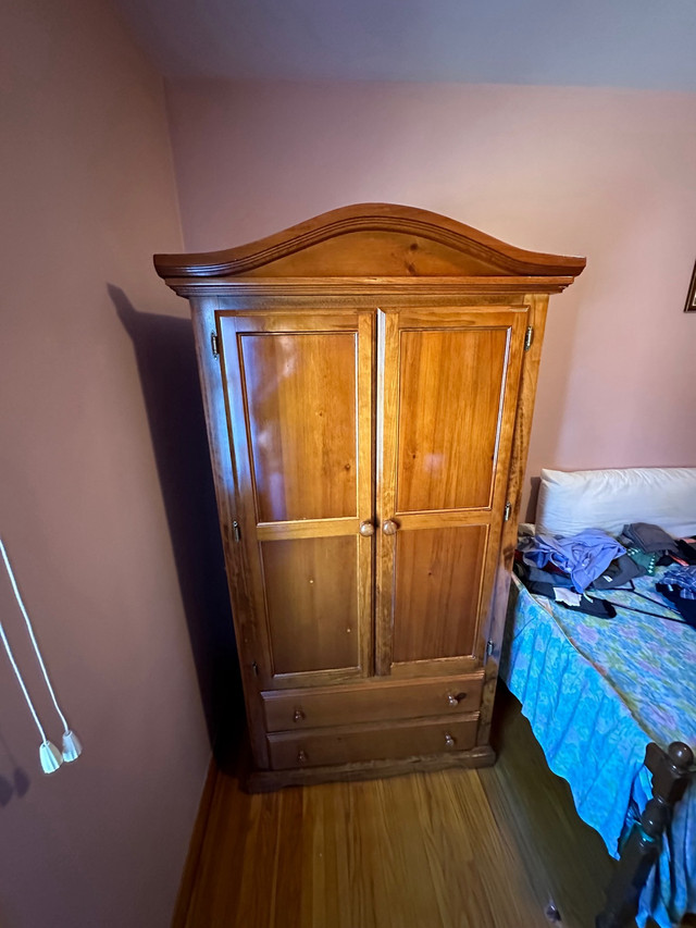 Classic Solid Wood Armoire  in Hutches & Display Cabinets in City of Toronto - Image 2